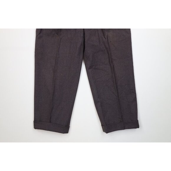 Vtg 50s 60s Rockabilly Mens 40R Distressed Heavy 2 Piece Wool Suit Wedding 30x28 - Picture 15 of 16